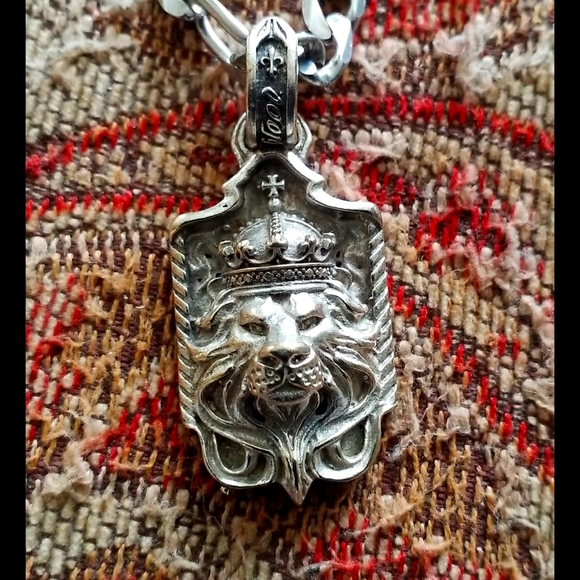 Unknown Other - Royal Blood Lion Pendant Sterling Silver